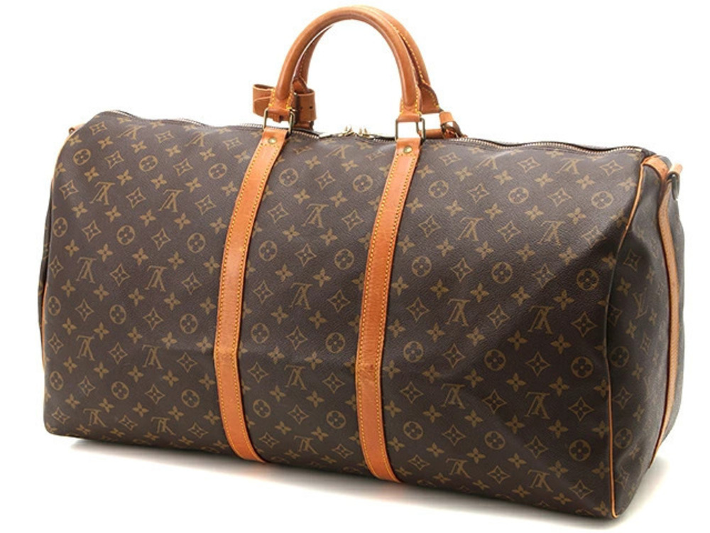Louis Vuitton Bandouliere Monogram Keepall Brown